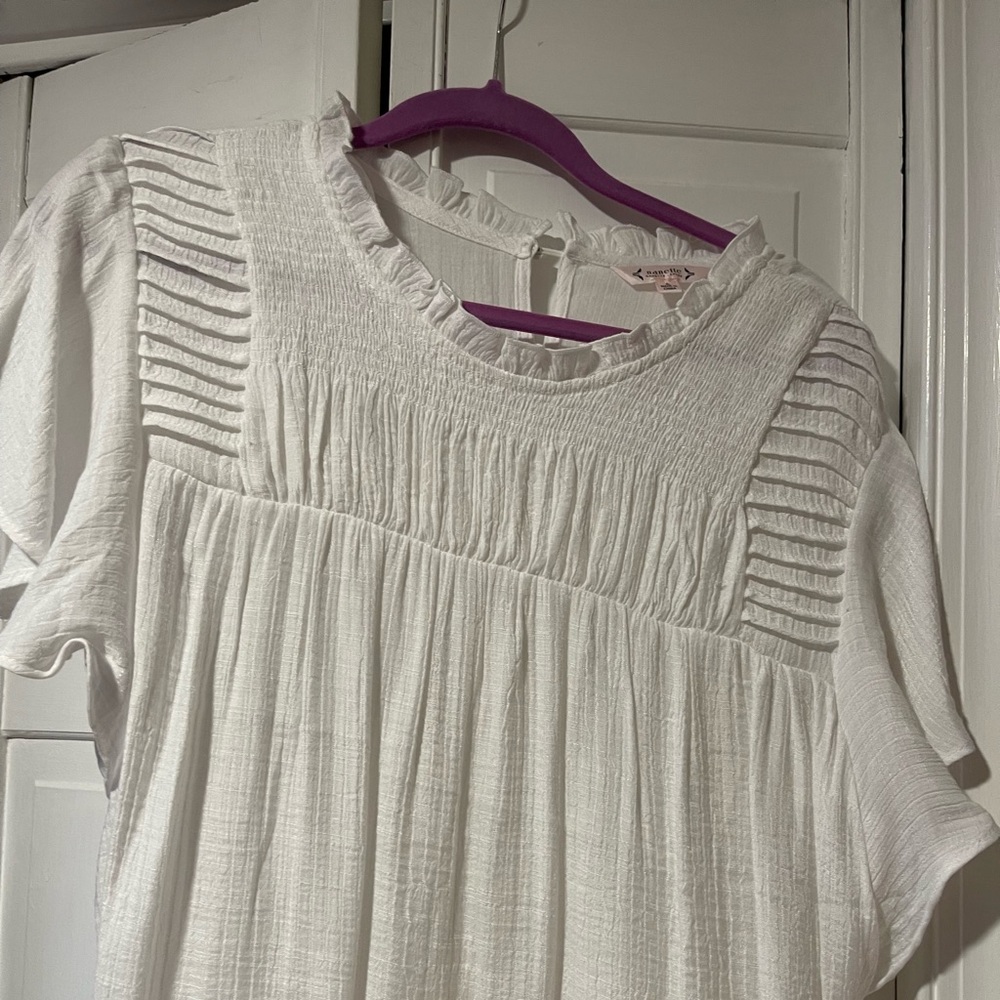 XL white top by Nanette Lenore